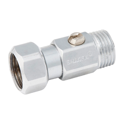 Broen - Robinet mini cu bilă 1 x piuliță olandeză x 1 x filet exterior – cromat