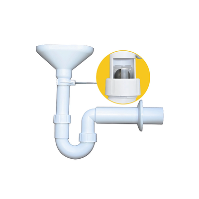 HAAS - Sifon pâlnie cu închidere prin bilă, DN 50, din polipropilenă (PP)