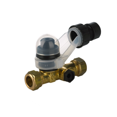 VSH - Grup de siguranță cu racord flexibil pentru boiler, alamă, PN 8, 90°C