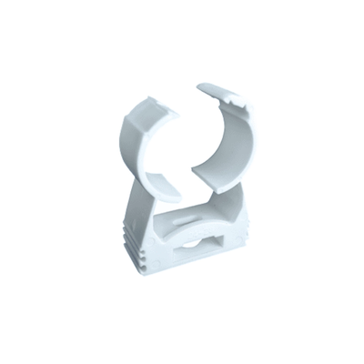 WINKLER TECHNIK – Clips prindere SW‑Clamp pentru tevi încălzire în pardoseală, poliamidă albă, Ø14–35 mm