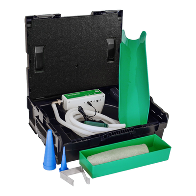 BACHLER - Sistem profesional de colectare și evacuare a scurgerilor, cu pompă controlată electronic și acumulator, în L-BOXX