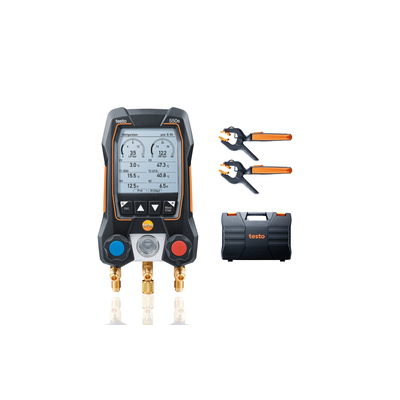 testo 550s Set Smart - Manifold digital inteligent cu sonde de temperatură wireless