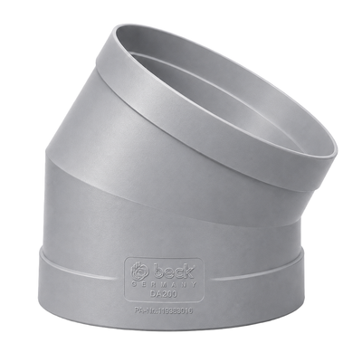BECK - Cot de ventilație la 30° din PPs DN200