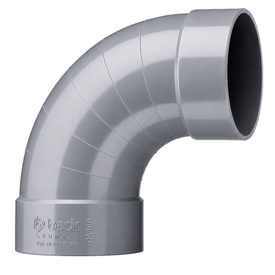 BECK - Cot de ventilație la 90° din PPs DN160