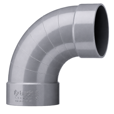 BECK - Cot de ventilație la 90° din PPs DN200