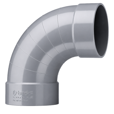 BECK - Cot antiacid de ventilație la 90° din PPs DN200