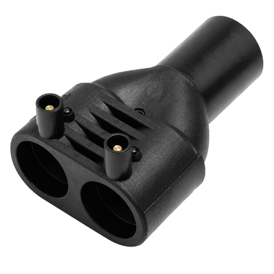 Ramificație Y redusă electrosudabilă din PE100, Ø40 × Ø32 × Ø32 mm
