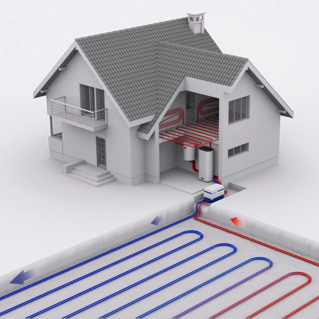 Pompă de căldură cu vaporizare directă în sol ȚIFUI