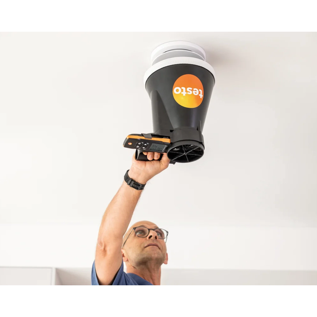 Testo 417 - Anemometru digital cu elice de 100 mm și conexiune la aplicație