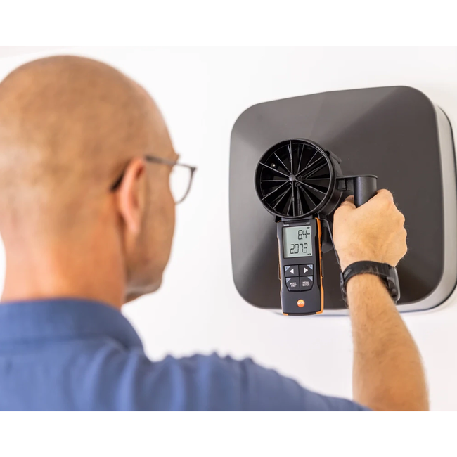 Testo 417 set 1 - Anemometru cu elice și pâlnii de măsurare