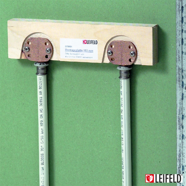 LEIFELD – Placă de montaj cu strat de izolație fonică de 5 mm