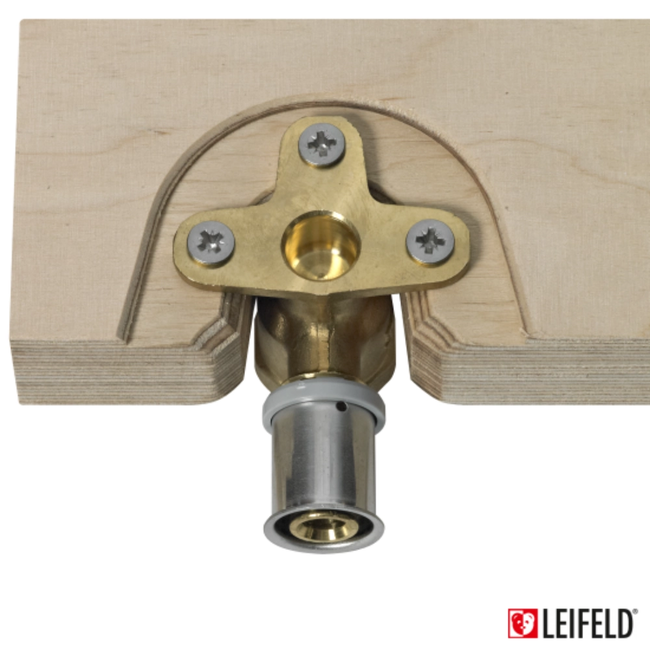 LEIFELD – Placă de montaj cu strat de izolație fonică de 5 mm