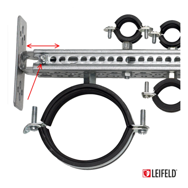 LEIFELD - Placă de perete pentru profil - C