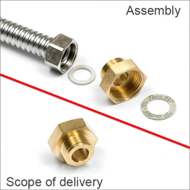 LEIFELD - Reducție alamă FI/FE