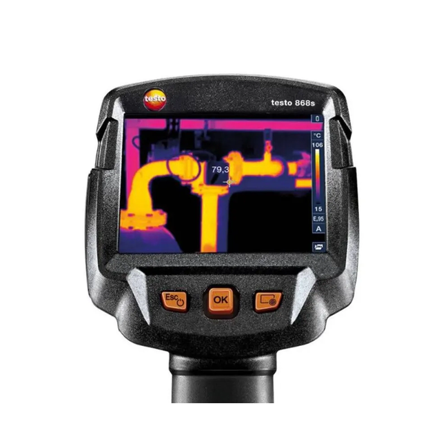 Testo 868s - Cameră de termoviziune cu aplicație pentru mobil
