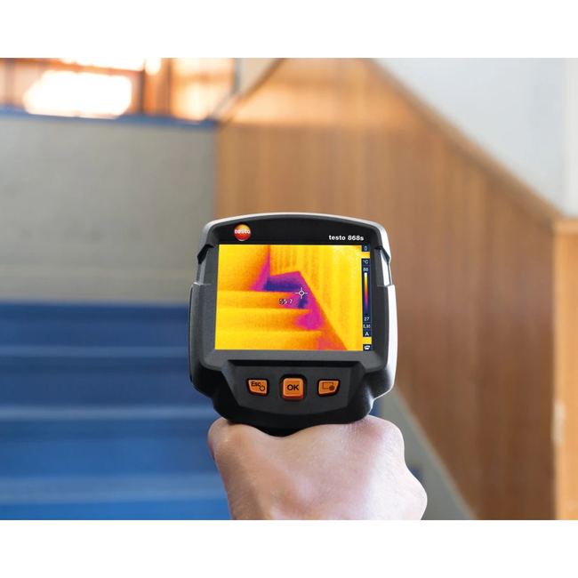 Testo 868s - Cameră de termoviziune cu aplicație pentru mobil