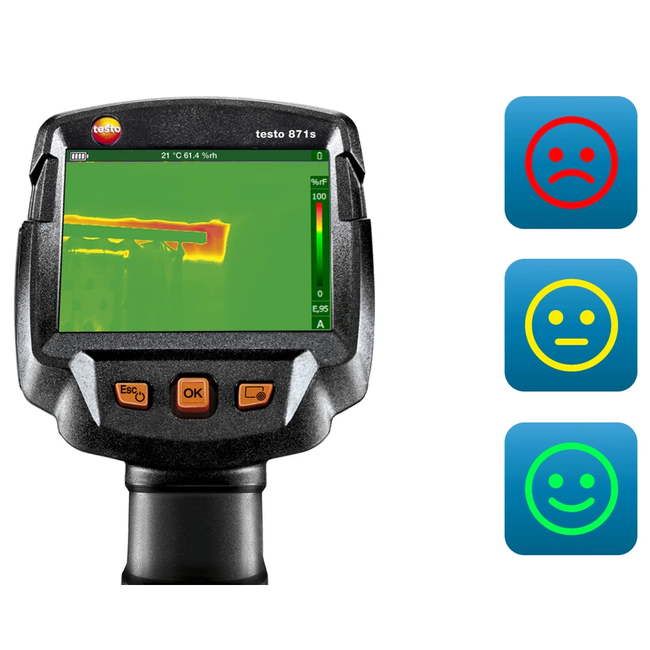 Testo 871s - Set smart pentru identificarea mucegaiului