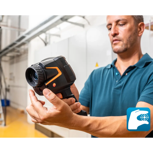 Testo 883-1 set - Camera de termoviziune Testo 883-1 cu lentile de 30° și 12° plus accesorii