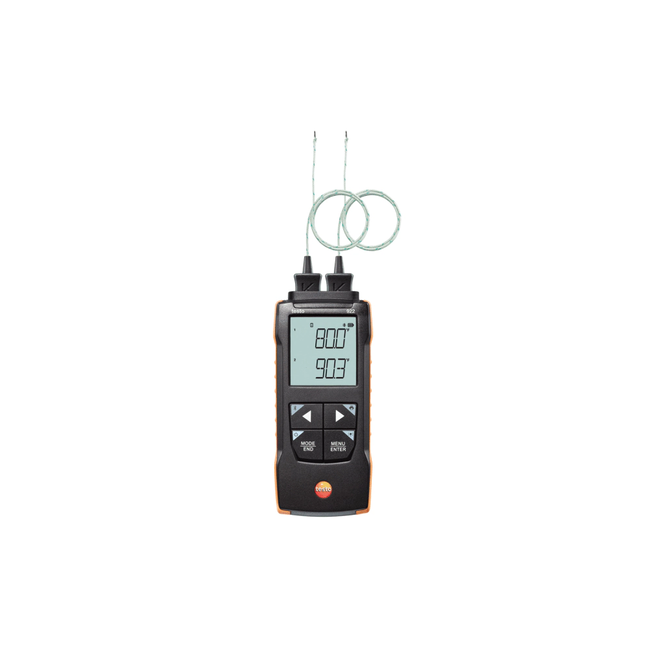 Testo 922 - Instrument de măsurare a temperaturii diferențiale pentru TC Tip K cu conexiune la aplicație