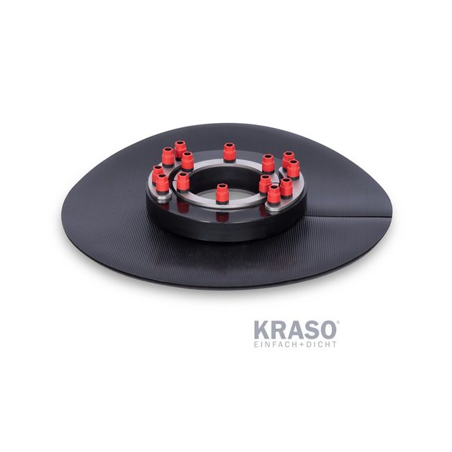 KRASO - Inel de etanșare cu flanșă pentru folie - cu montaj pe perete, Tip FKF (⌀80 - 300 mm)