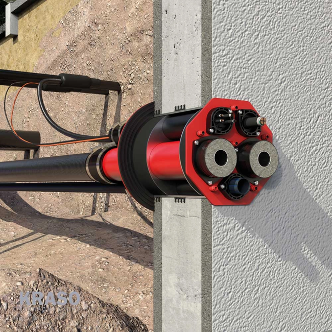 KRASO - Sistem de trecere cu etanșare prin perete DN 300