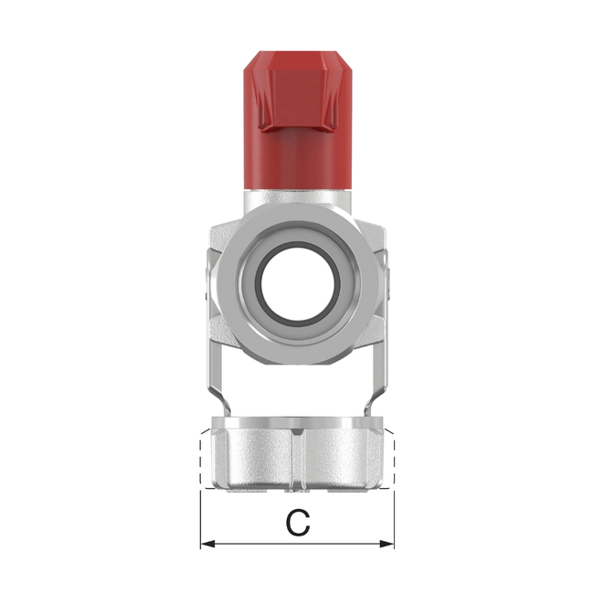 Flamco Simplex - Robinet KFE-KH F - D cu filet interior Rp 1/2" și racord G 3/4"