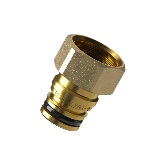 Piuliță rotativă cu etanșare plană și O-ring TECO FASTEC® F13 - olandeza G3/4"