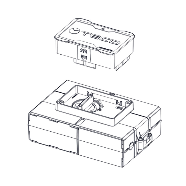 TECO K4E kit cu robinet de izolare, compatibil cu motor de acționare