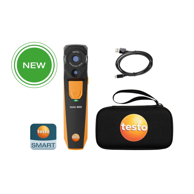 Testo 860i kit - Cameră termoviziune telefon