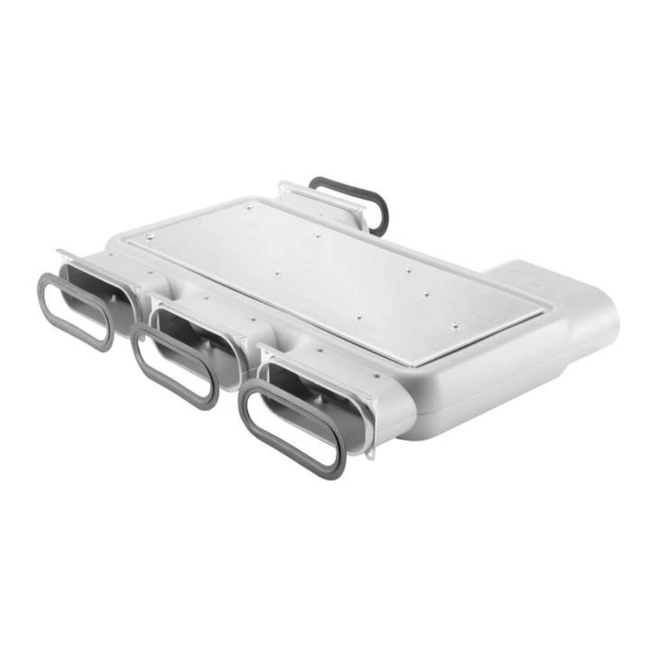 Zehnder - Distribuitor flat 51, 4 porturi 3x1