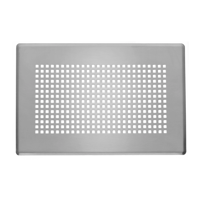 Zehnder - Grilă decorativă ComfoGrid Torino  300 x 200 mm, oțel inoxidabil