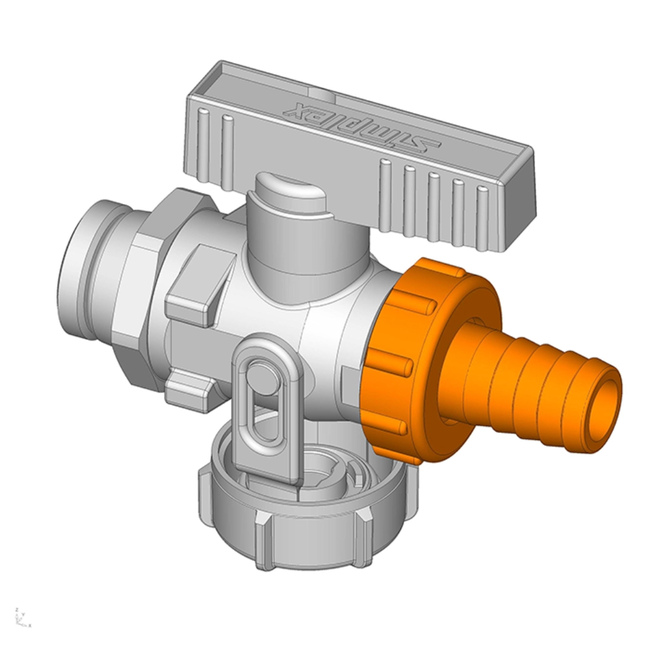 Flamco Simplex - Conector pentru furtun SV KFE, G 1/2″–G 3/4″