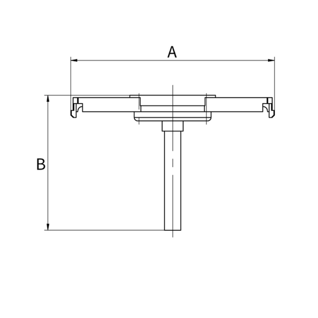 Flamco Simplex - Kit retrofit TG cu termometru pentru mâner T robineți sferici Simplex DN 20–50