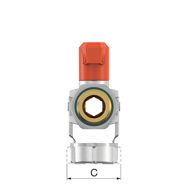 Flamco Simplex - Robinet KFE-KH Solar D cu filet exterior G 1/2" - G 3/4"