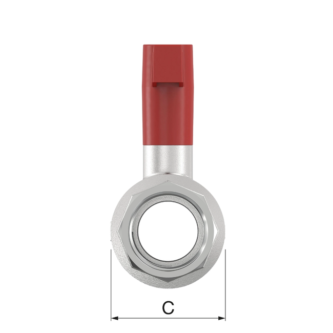 Flamco Simplex - Robinet sferic MKH FG cu FI și manetă metalică DN15 - DN50