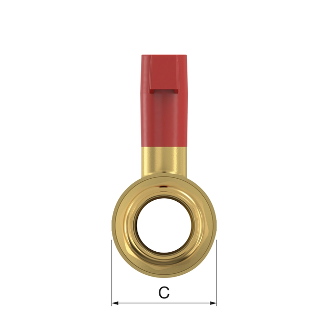 Flamco Simplex - Robinet sferic PKH PRESS FG pentru pompe cu manetă metalică DN25 - DN32