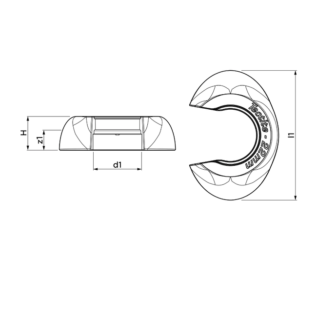 VSH Tectite - Clemă de demontare Type DC DN10–DN25 (set. 5 buc)