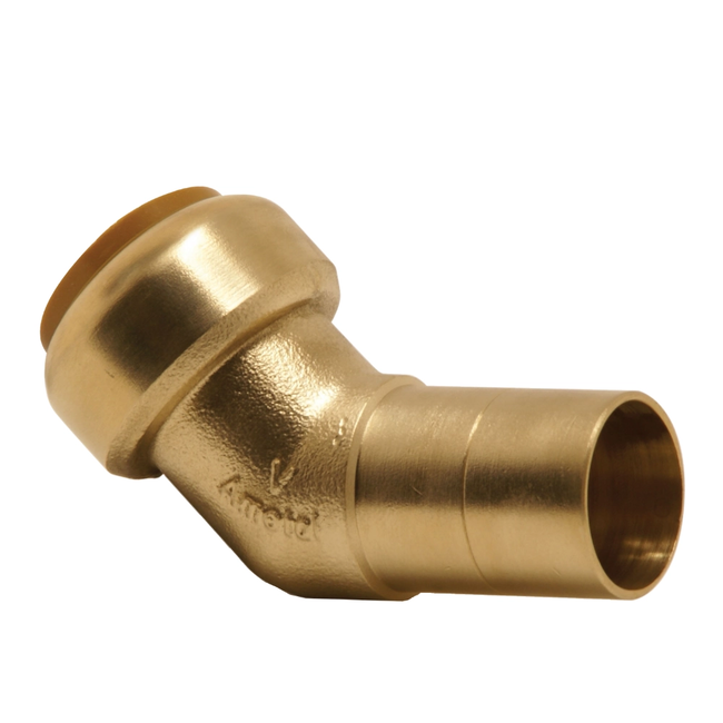 VSH Tectite - Cot 45° push x capăt tub DN15–DN25