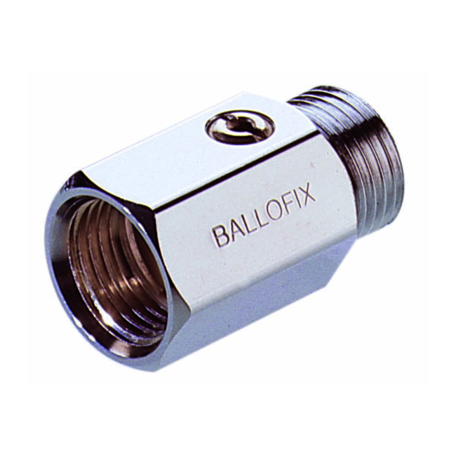 Broen - Robinet mini cu bilă 1 x filet interior x 1 x filet exterior – alamă / cromat