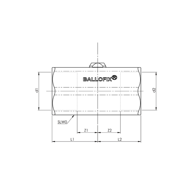 Broen - Robinet mini cu bilă 2 x filet interior – alamă sau cromat (G1/4"- G1")