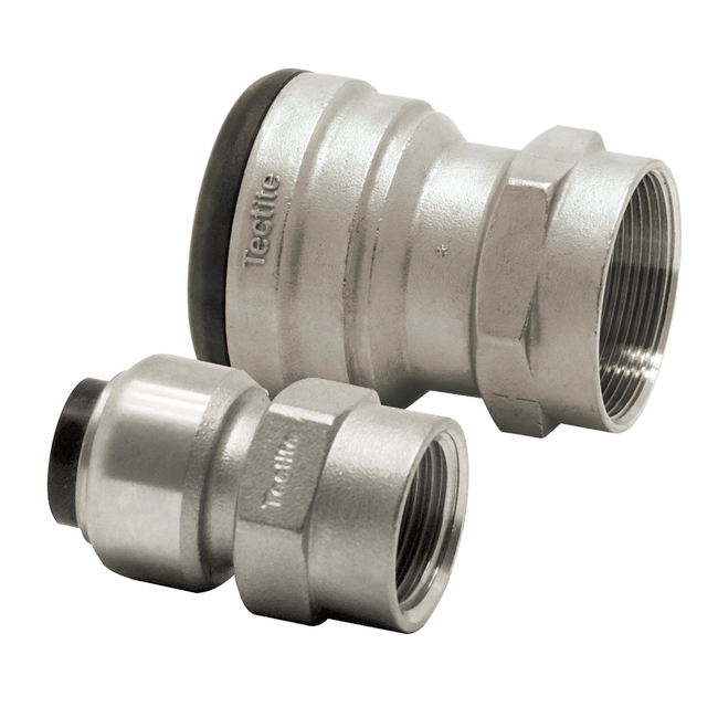 VSH Tectite - Cot drept push x filet interior – inox (15xG1/2" – 54xG2")