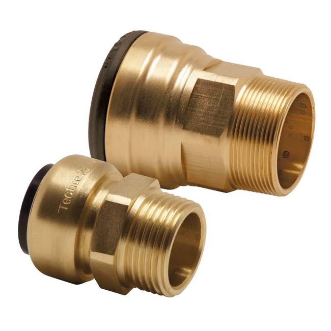 VSH Tectite - Niplu drept push x filet exterior (DN32–DN50)