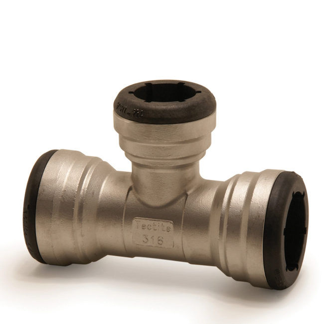 VSH Tectite - Teu redus 3 x push – inox