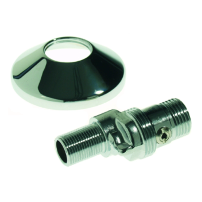 Broen - Robinet S-coupling cu bilă 2 x filet exterior cu flanșă