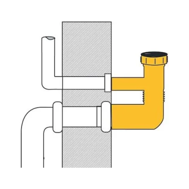 HAAS - Adaptor profesional de testare etanșeitate pentru sisteme de perete frontal, OHA-Prüfstück