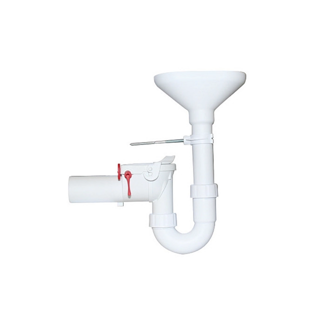 HAAS - Barieră anti-refulare DN 50, tip 5, cu sifon pâlnie și p-trap 1½"