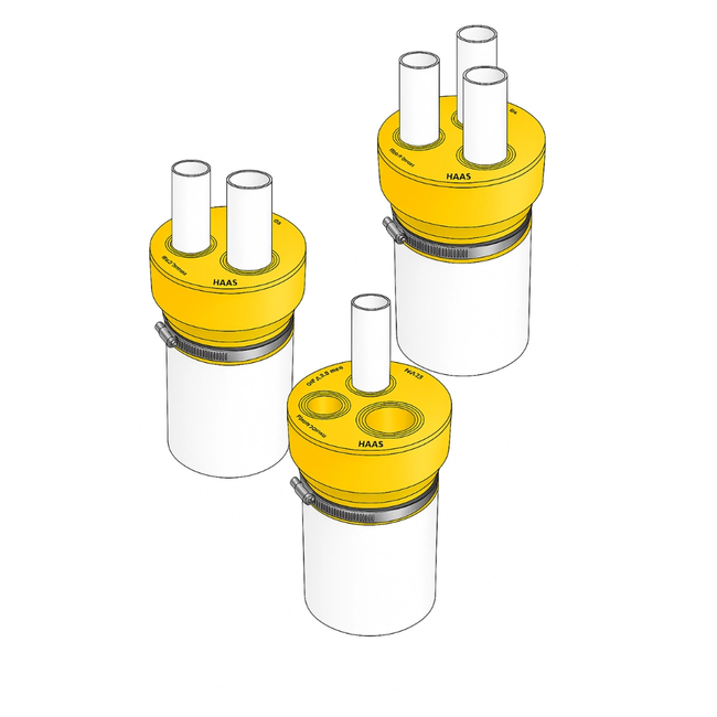 HAAS - Colier racord multiplu OHA DN 100/110, 3 ieșiri