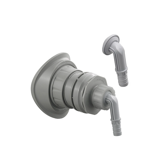 HAAS - Conector pentru evacuare condens cu racord rapid și supapă anti-refulare, compatibil țevi DN 110