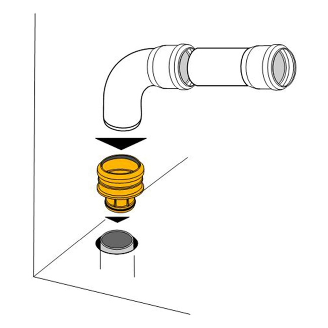 HAAS - Manșon reducție plug-in OHA DN 110/110