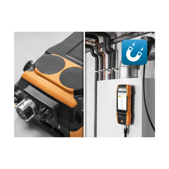 testo 300 – Set 2 Analizor de gaze de ardere cu 3 senzori O2, CO(15000 ppm)si NO cu sonda flexibila